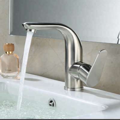 HOT ON AMAZON SUS304 One Hole Bathroom Basin Mixer Faucet