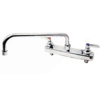 12"Swing Nozzles Deck Mounted Workboard Faucet 8"Center Kitchen Water Faucet Cheap Price