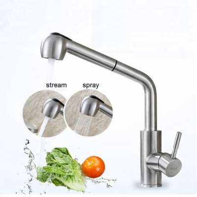 HOT ON AMAZON European Style Stainless Steel Brushed Nickel Kitchen Pull Down Faucet