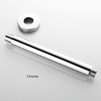 8 Inch Stainless Steel Ceiling Rain Adjustable Shower Arm Extension Chrome Finish