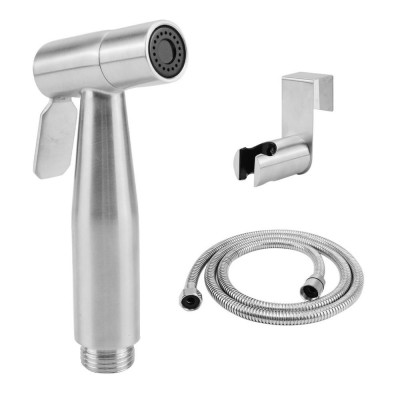 Bathroom 3 pcs WC Handheld Stainless Steel Bidet Sprayer Set For Toilet